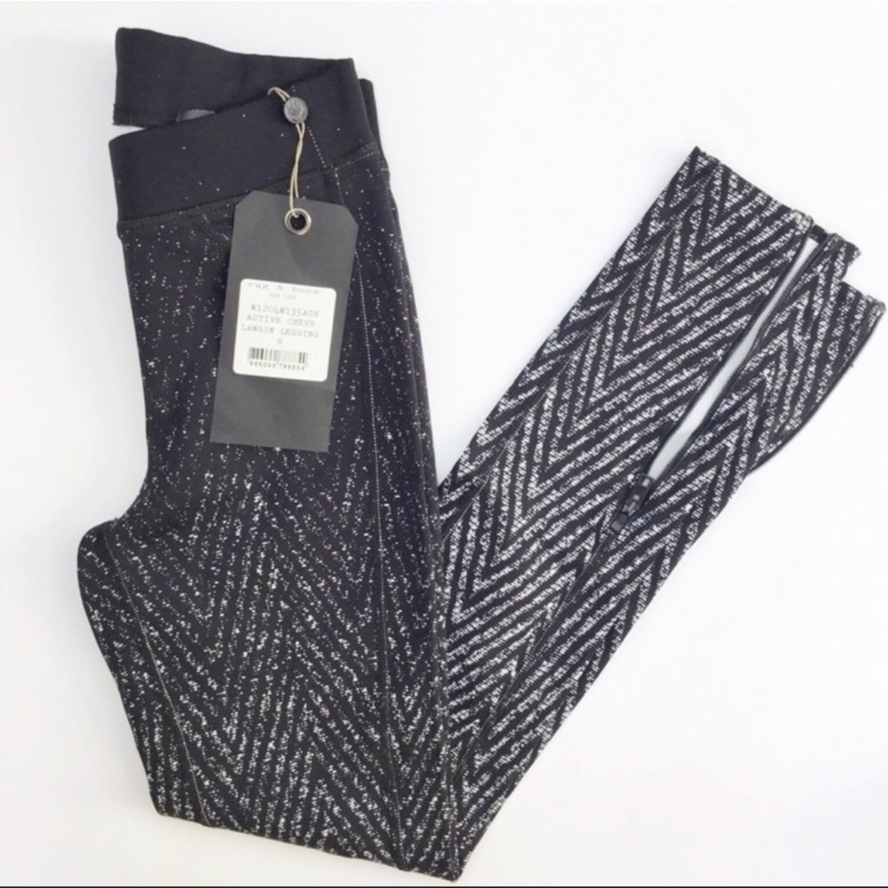 RAG & BONE Lawson Legging in Active Chevron NWT